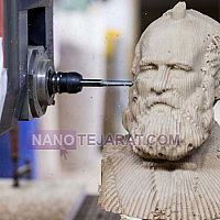 فرز کارباید حکاکی روی مجسمه فرز کارباید حکاکی روی مجسمه